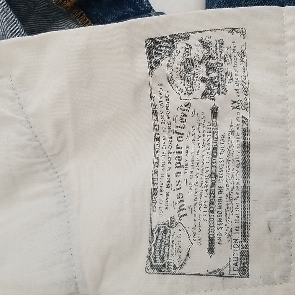 Levi's 501 XX Vintage Denim Jeans Button Fly 100% Cotton Size 33X32 - Picture 8 of 12